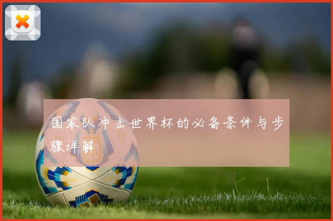 国家队冲击世界杯的必备条件与步骤详解